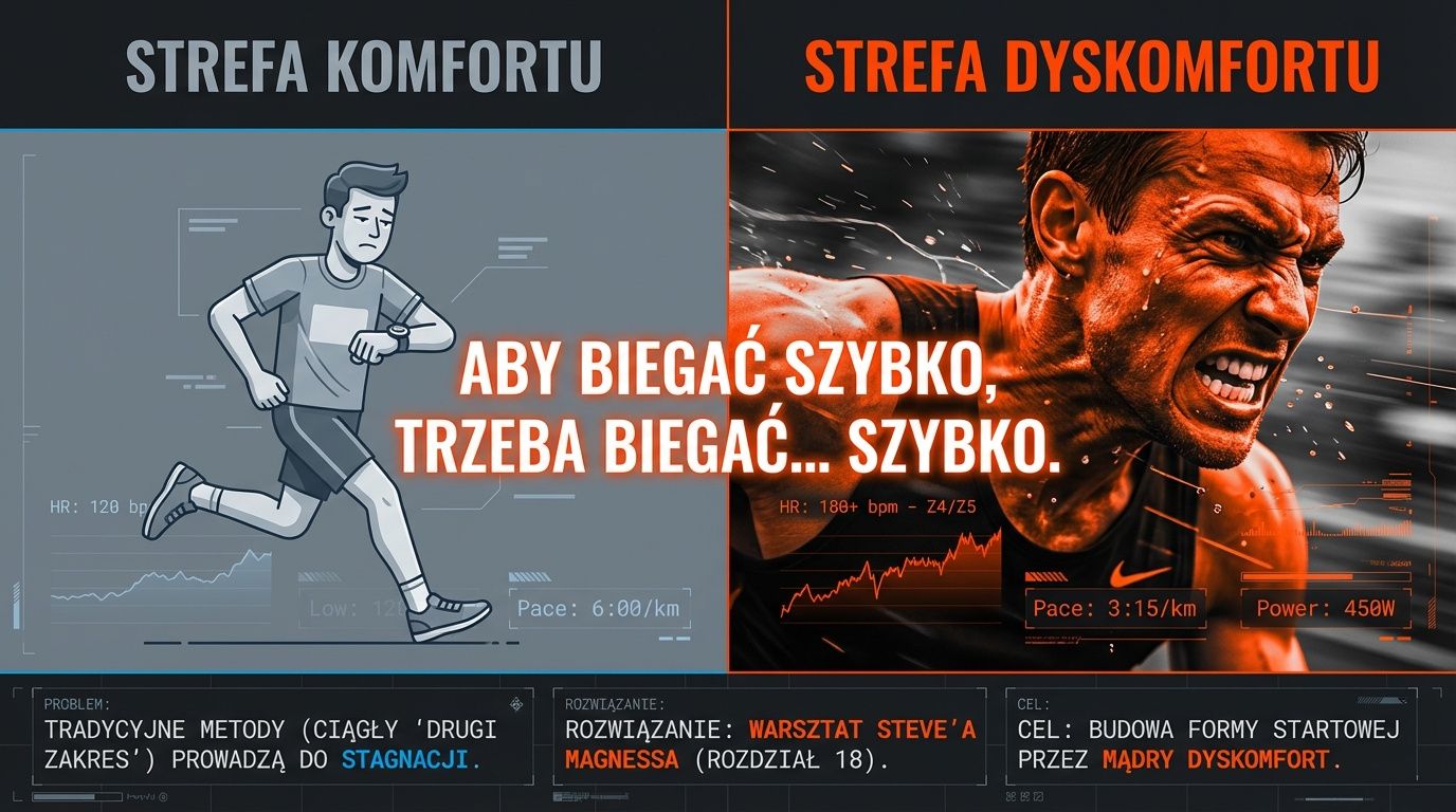 Strefa komfortu vs strefa dyskomfortu - aby biegać szybko, trzeba biegać szybko