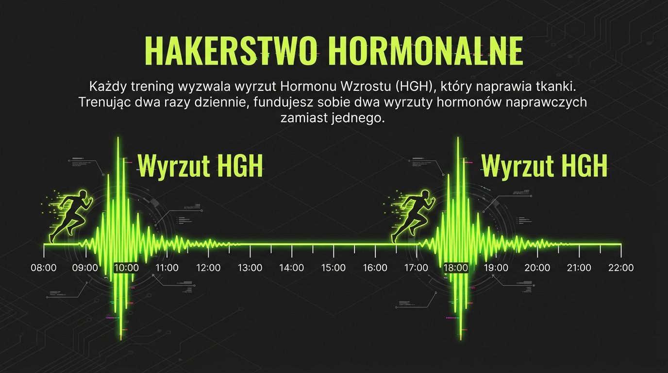 Hakerstwo hormonalne - dwa krótsze biegi to dwa osobne wyrzuty hormonu wzrostu
