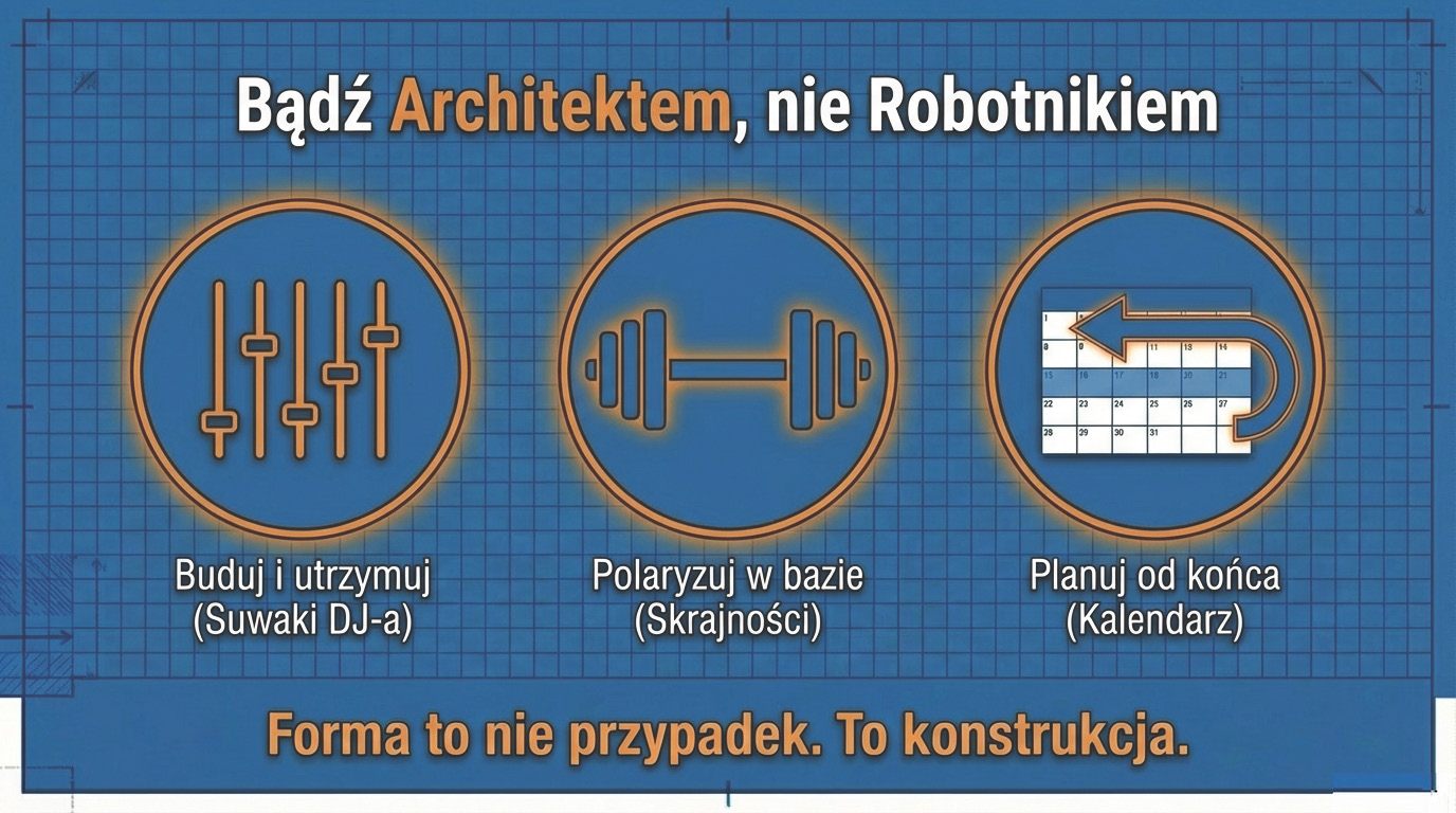 Bądź architektem, nie robotnikiem - forma to nie przypadek, to konstrukcja
