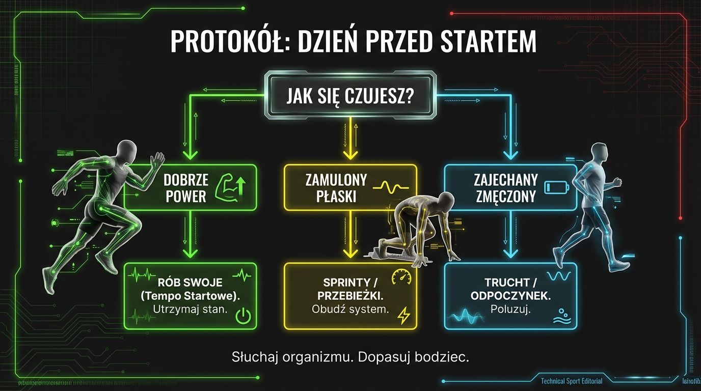 Protokół: dzień przed startem - jak się czujesz? Dobrze, zamulony, czy zajechany?