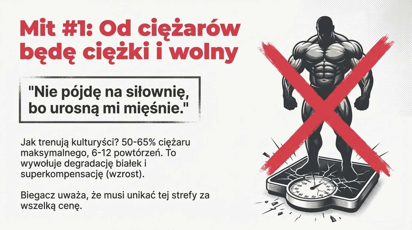 Mit 1: od ciężarów będę ciężki i wolny - strefa hipertrofii kulturystycznej