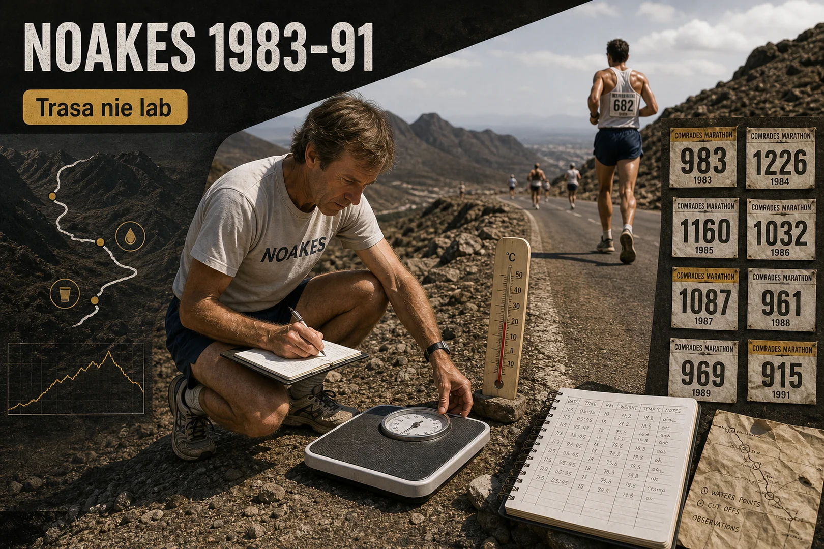 Noakes 1983-1991 - trasa, nie laboratorium
