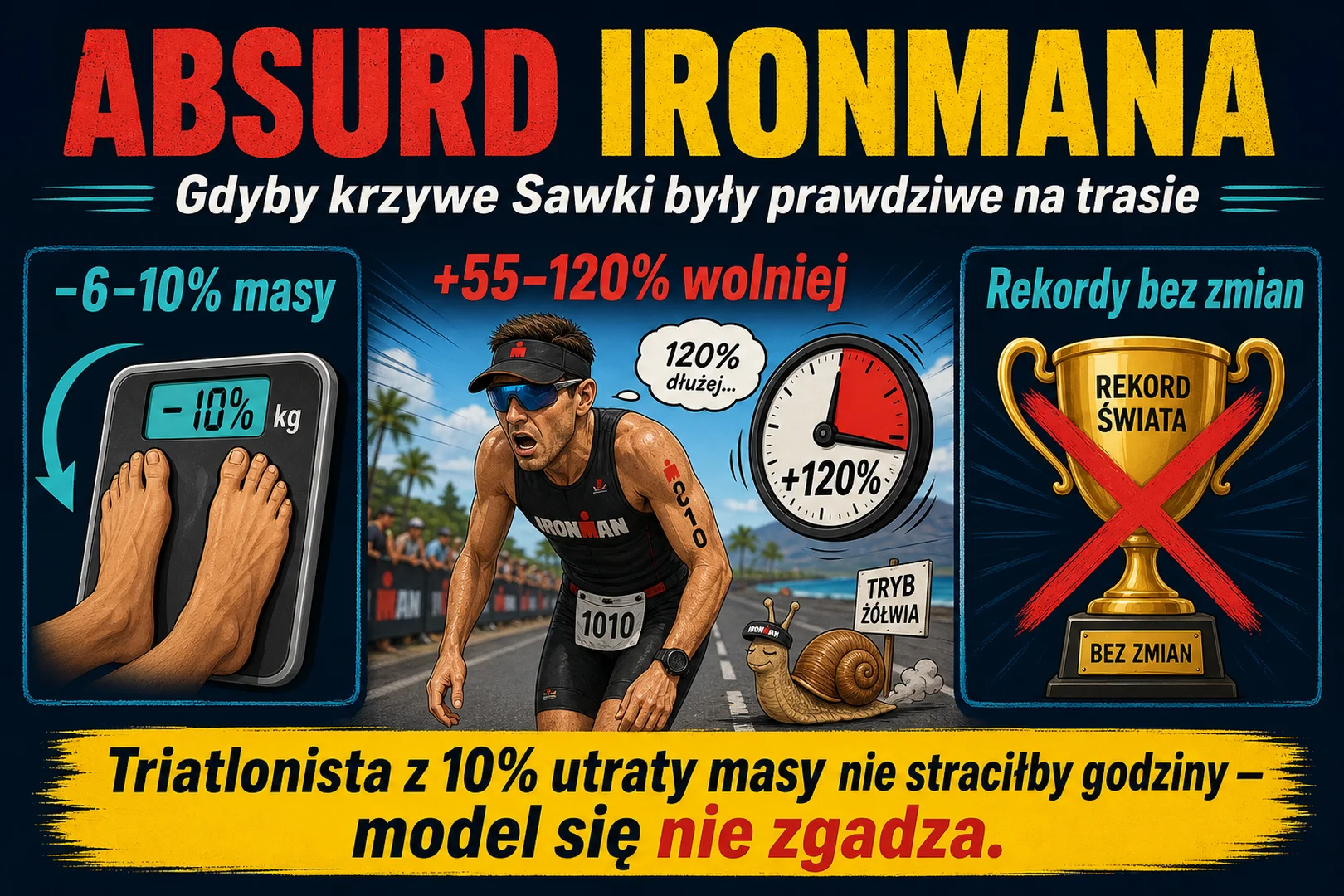 Absurd Ironmana - gdyby krzywe Sawki były prawdziwe na trasie