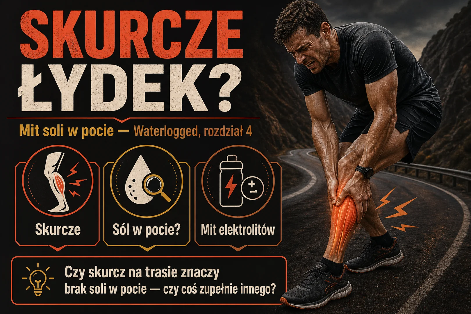 Skurcze łydek - mit soli w pocie, Waterlogged rozdział 4