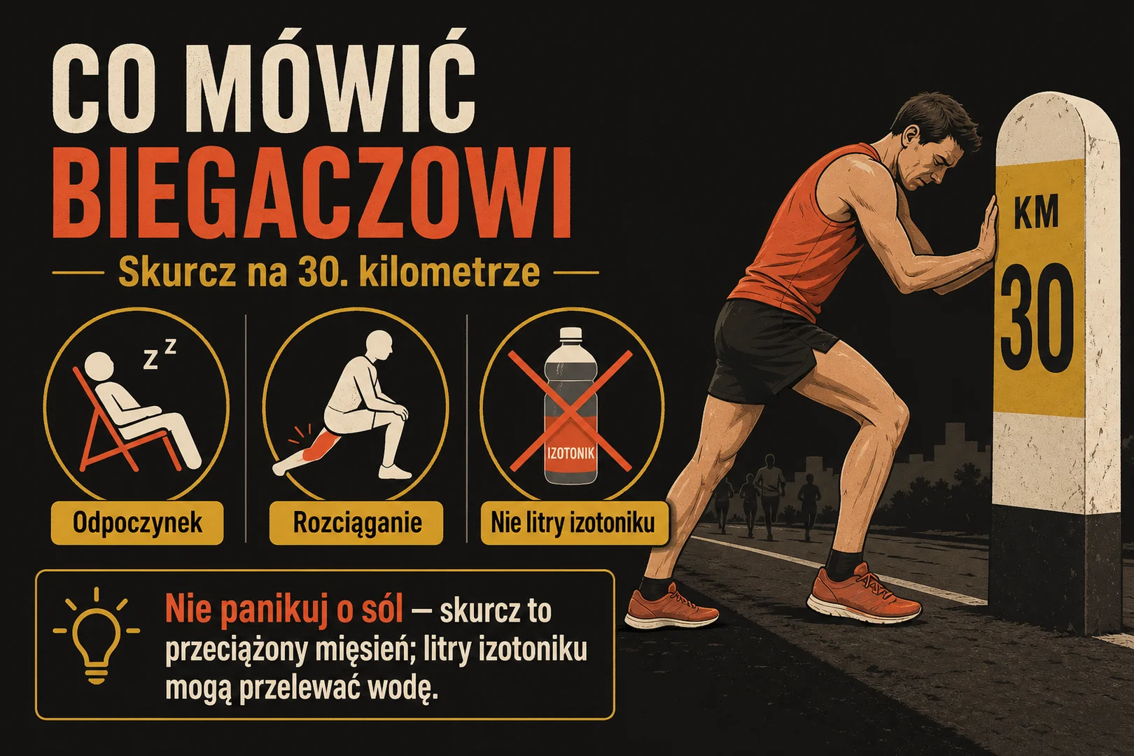 Co mówić biegaczowi - odpoczynek, rozciąganie, nie litry izotoniku