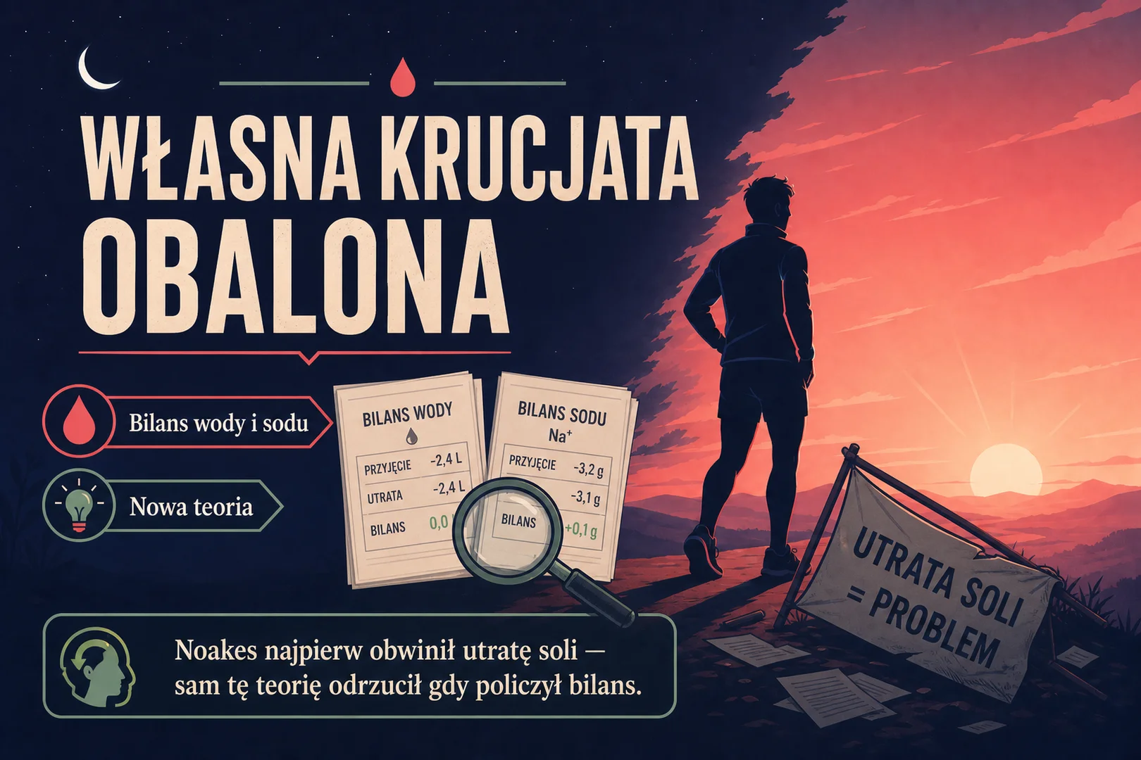 Własna krucjata obalona - bilans wody i sodu, utrata soli to nie problem