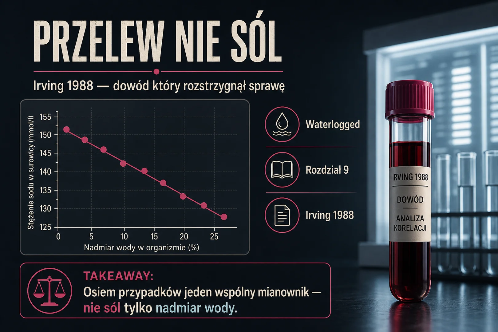 Przelew, nie sól - Irving 1988, dowód który rozstrzygnął sprawę