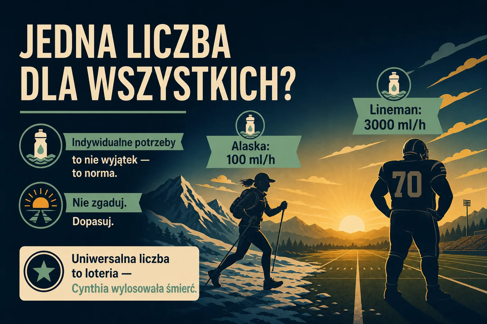 Jedna liczba dla wszystkich - Alaska 100 ml/h kontra lineman 3000 ml/h