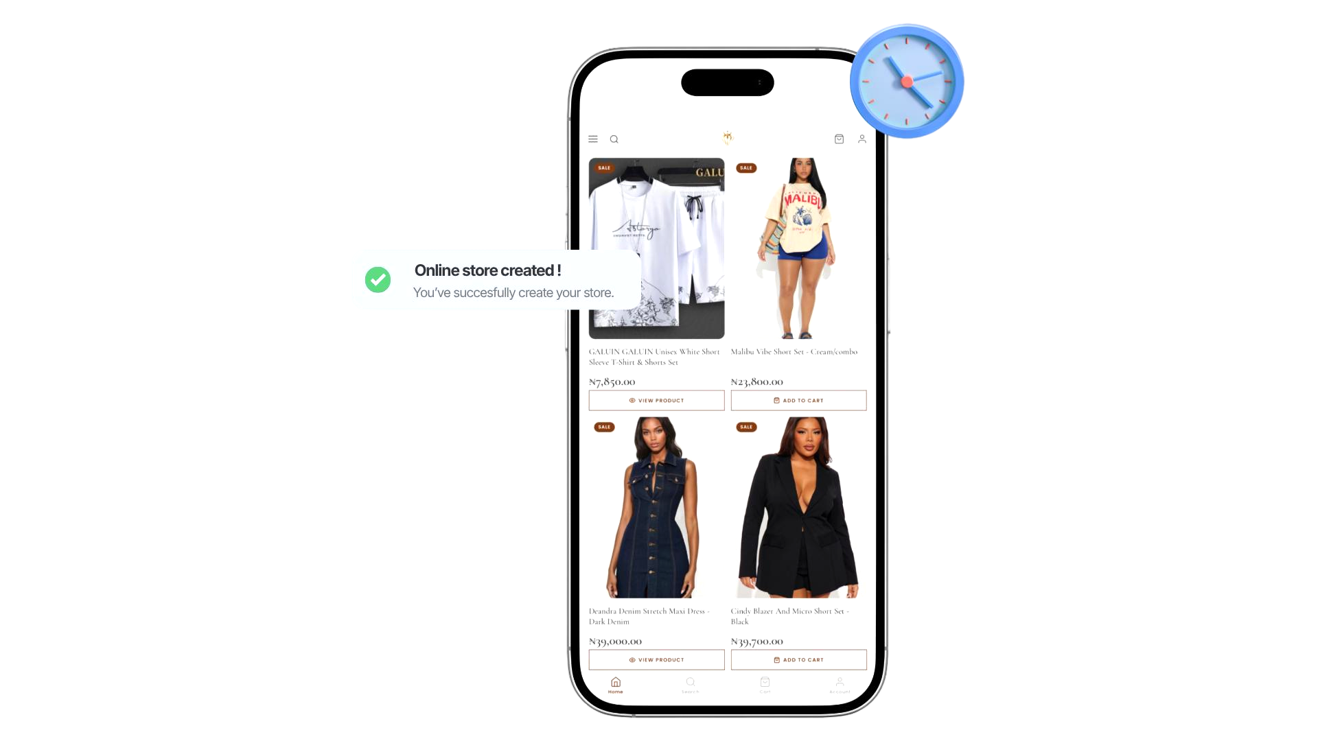 GOB online store created