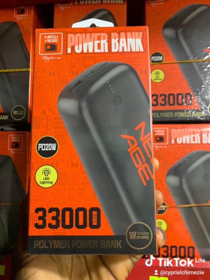 New Age Powerbank 33000 MAH
