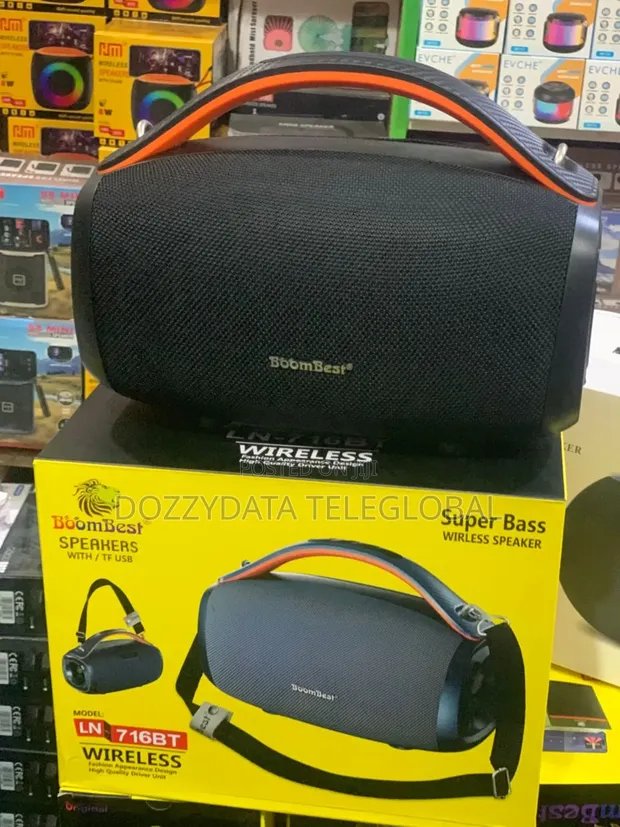 BoomBest LN-716BT powerful solid super deep bass portable home theater home/ office traveling indoor outdoor entertainment wireless Bluetooth speaker
