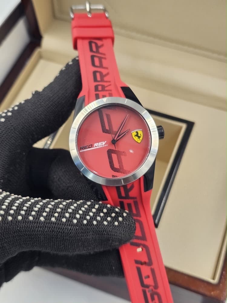 Ferrari Red Rev watch