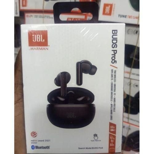 JBL Buds Pro5 Fingerprint Earbuds - Noise Cancellations Earphone, Personalized Spatial Audio, Sweat and Water Resistant Earpod