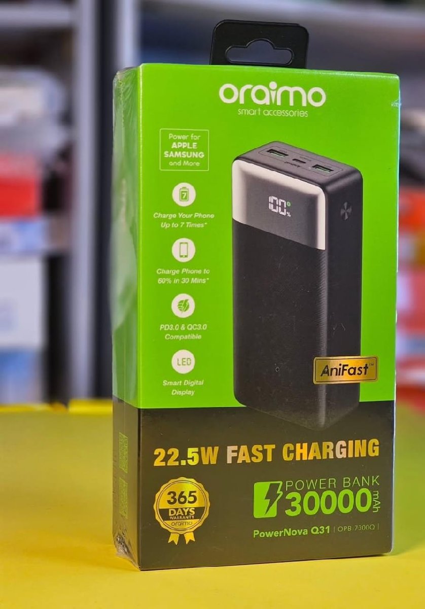ORAIMO 30,000MAH POWERBANK