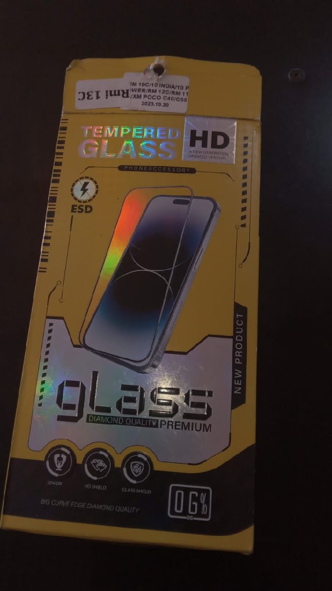 Tampered screen protector