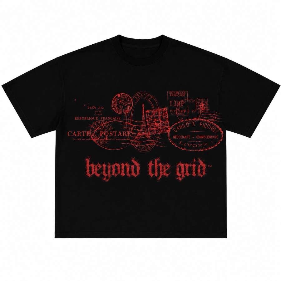 WORLD DOMINATION TEE(Black)
