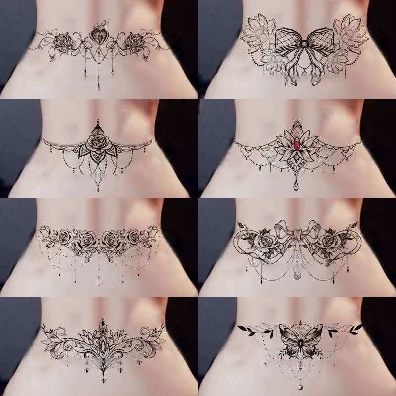 waist tattoo sticker