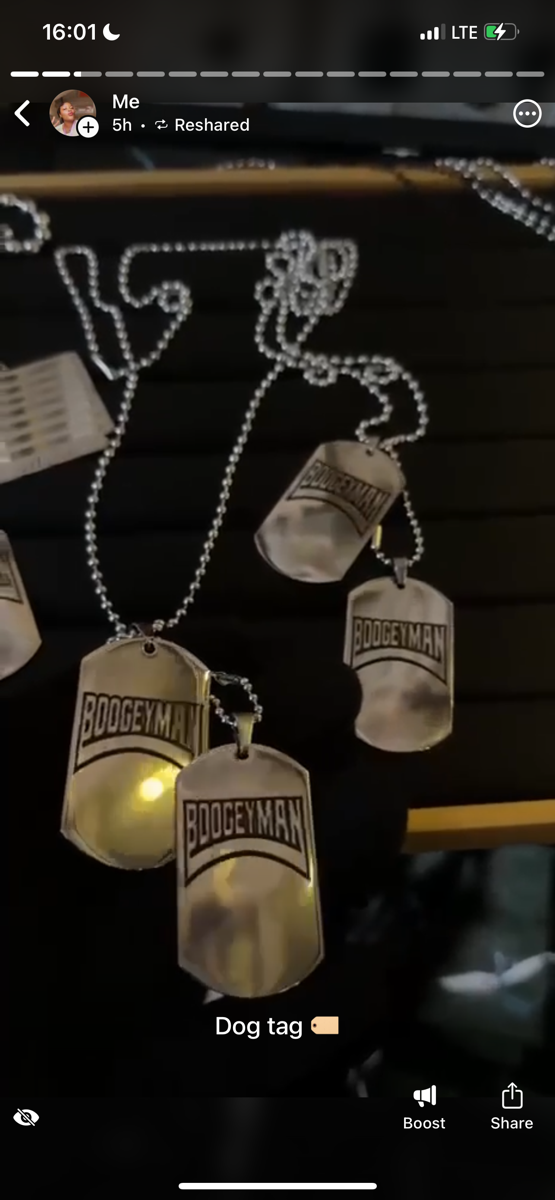 Dog tag necklace