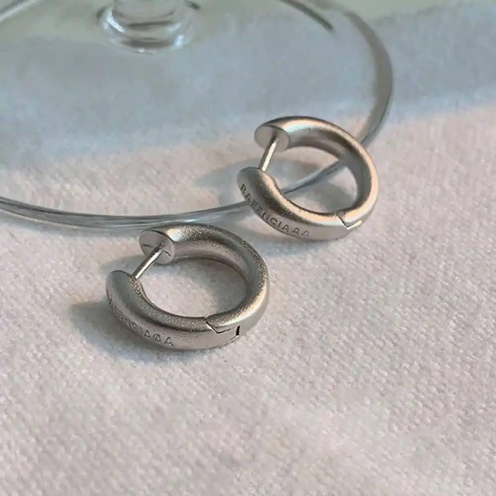 unisex hoop infinity earrings
