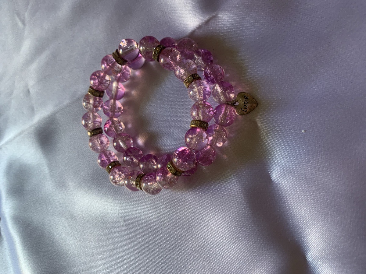purple duo bracelet