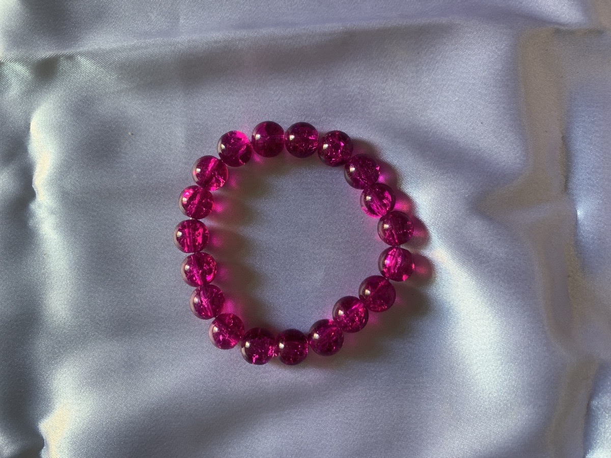 magenta bracelet
