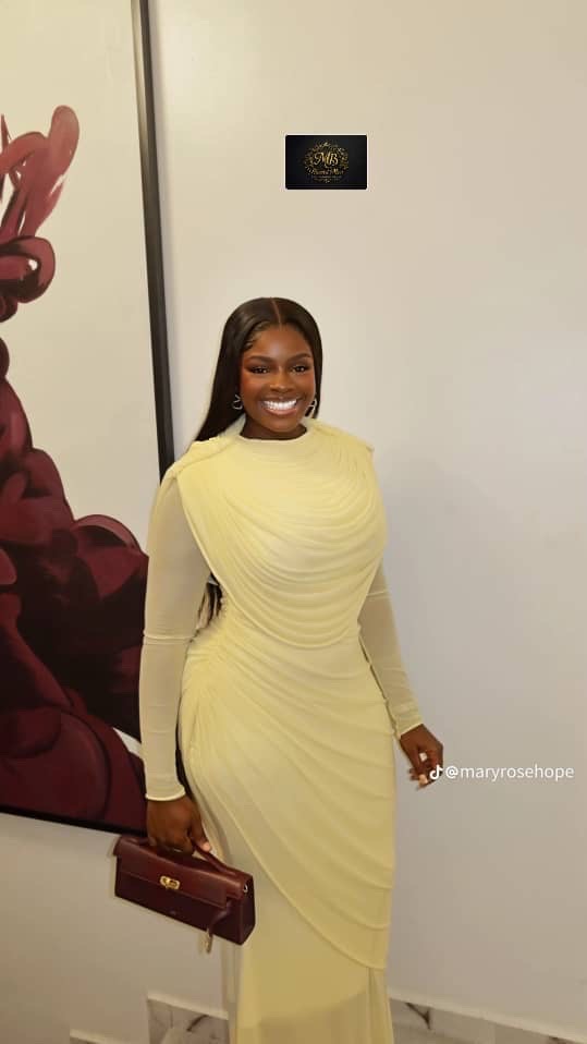 ruffle neck dress