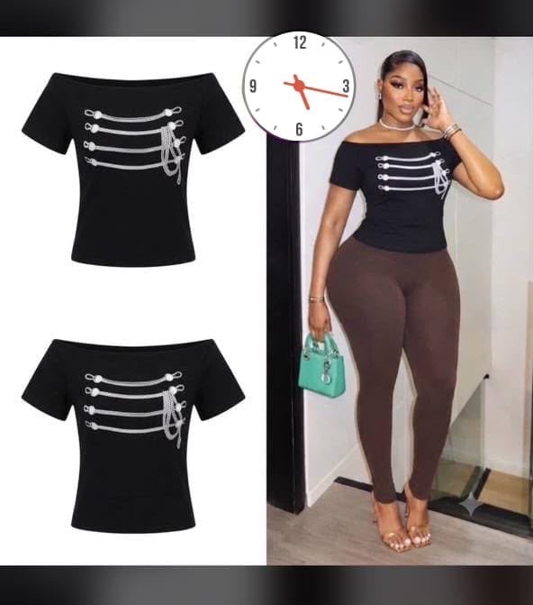 Off shoulder sleeve top