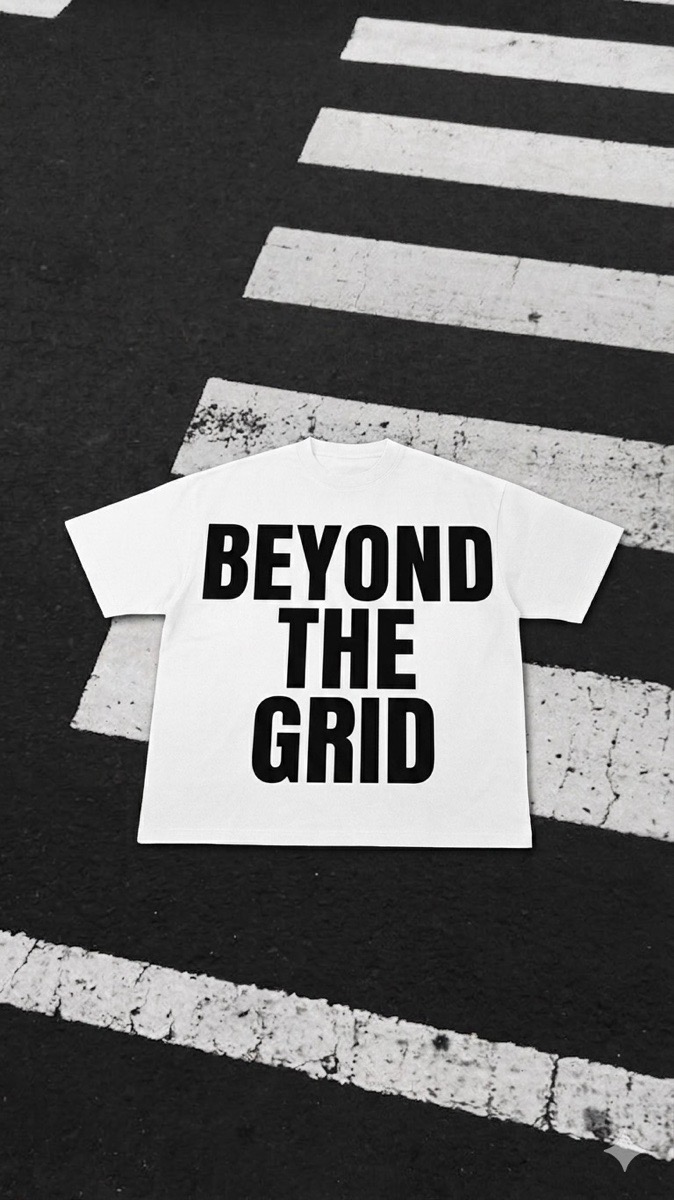 BTG TEE(white and black)