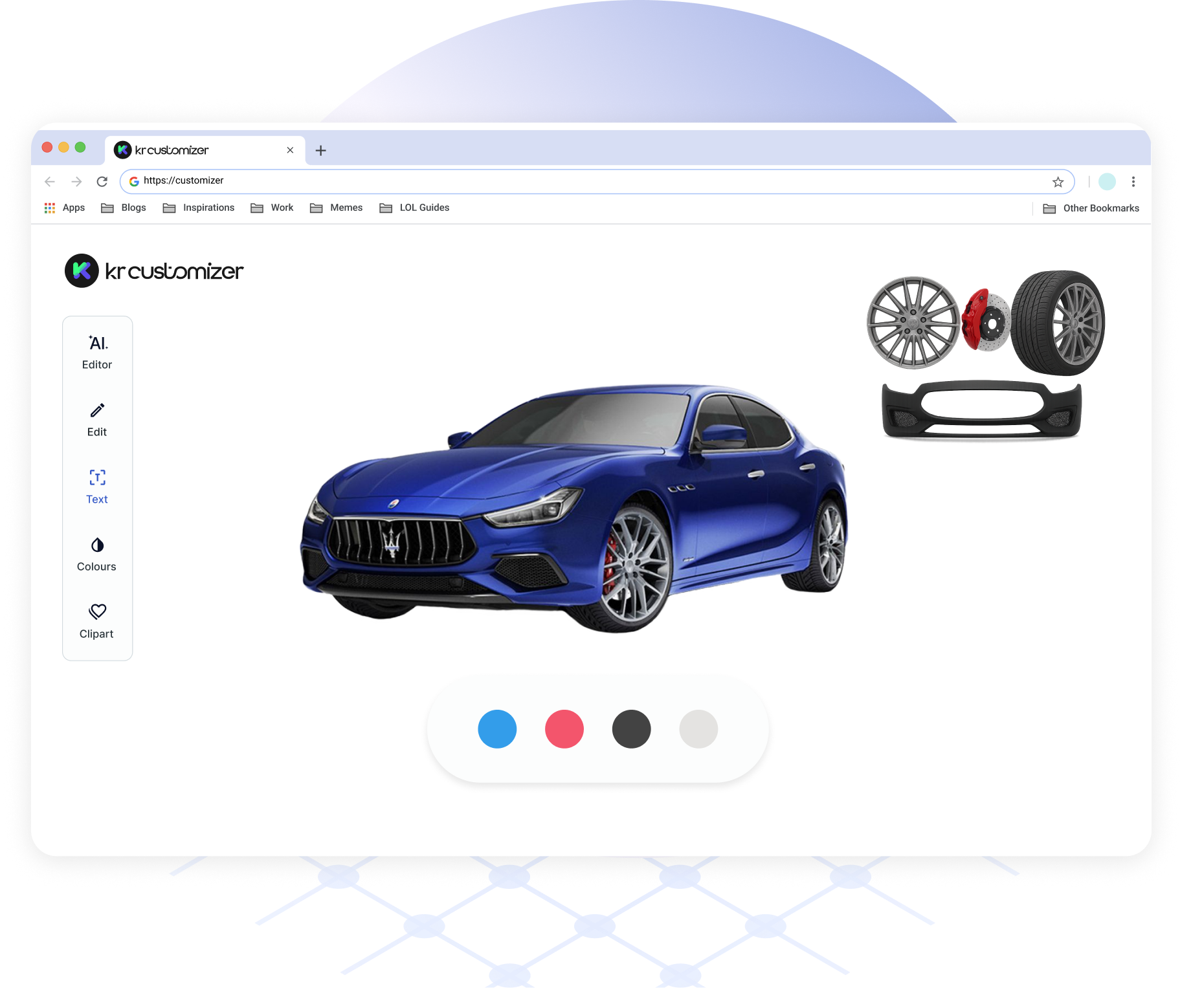 T-shirt product configurator demo
