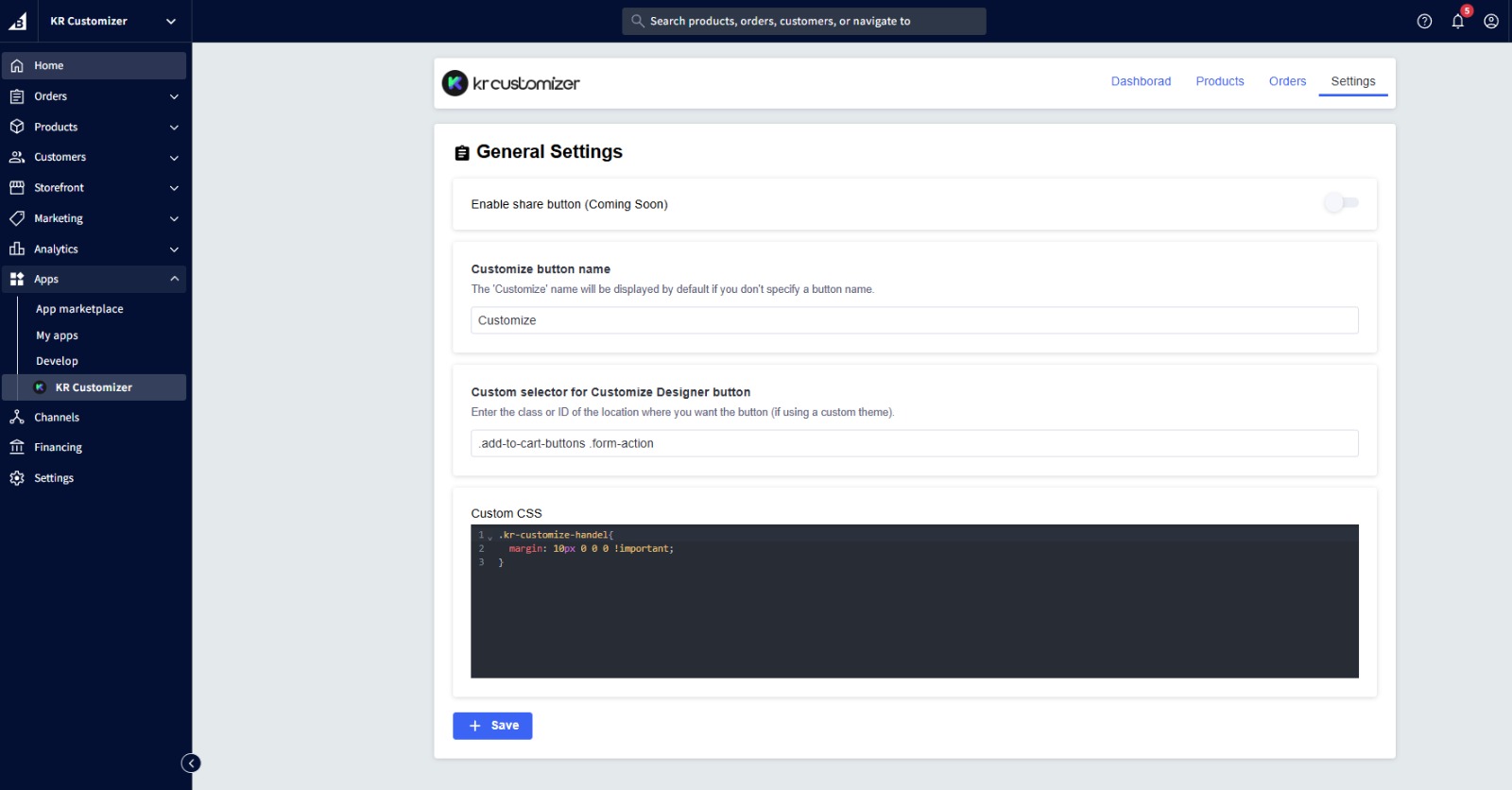 Product Page Example