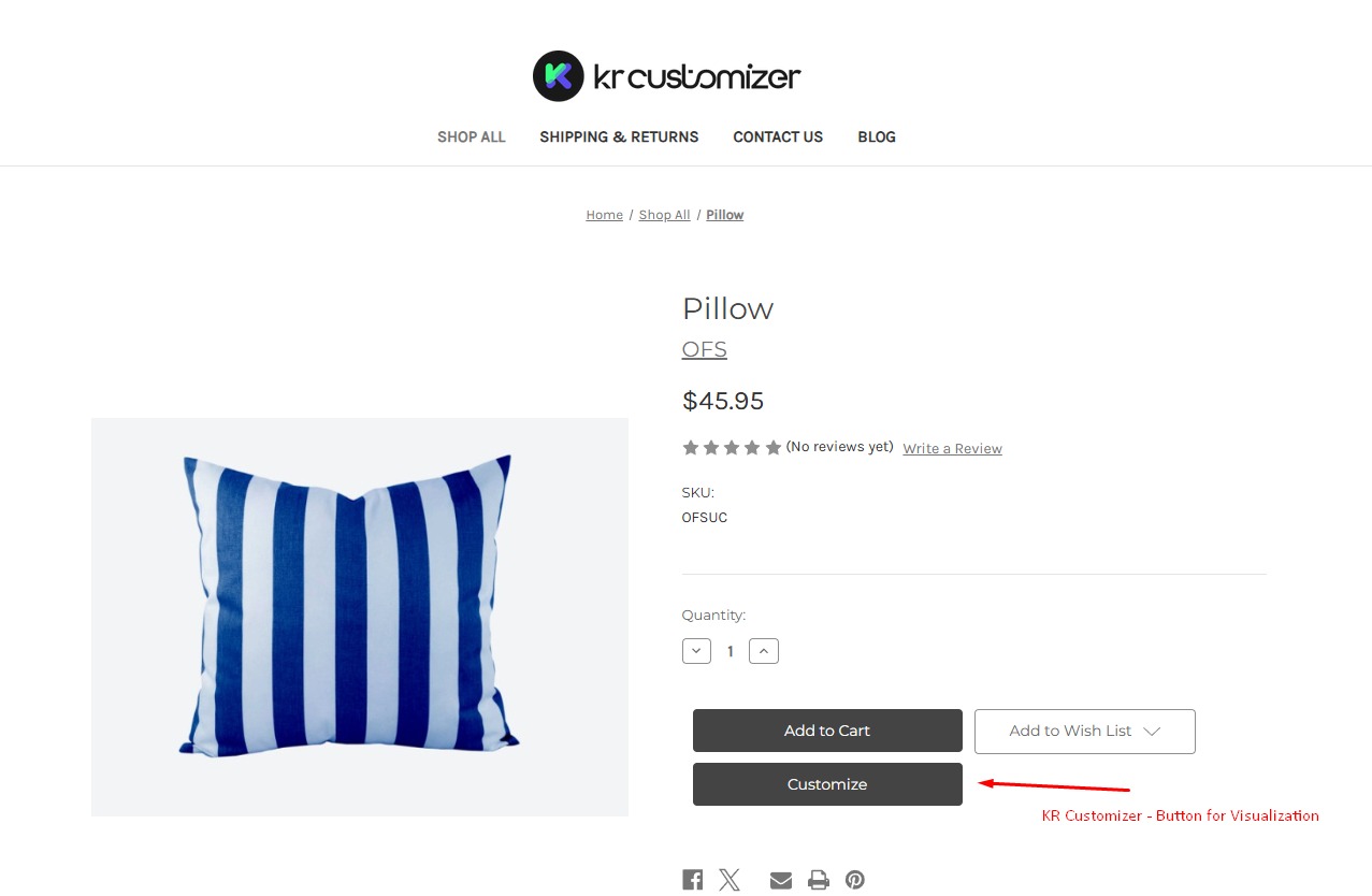 Product Page Example