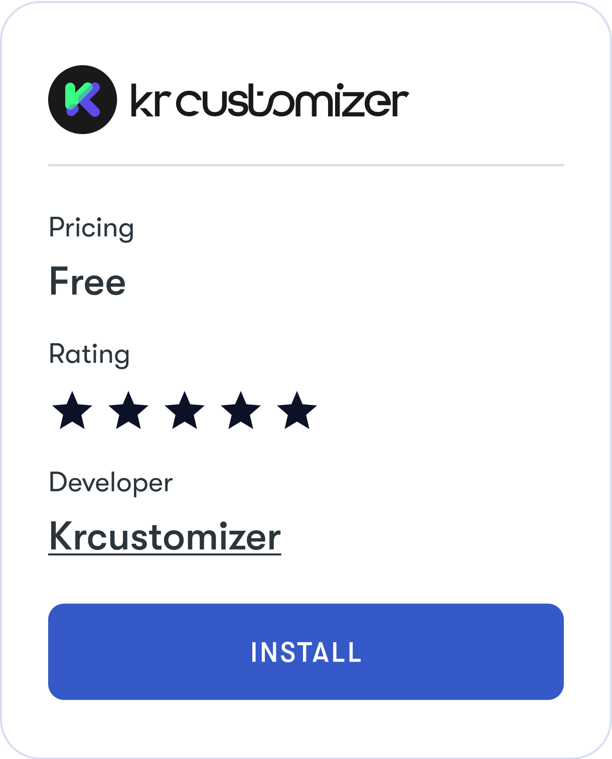  Online store integrated with KR Customizer ecommerce product customizer