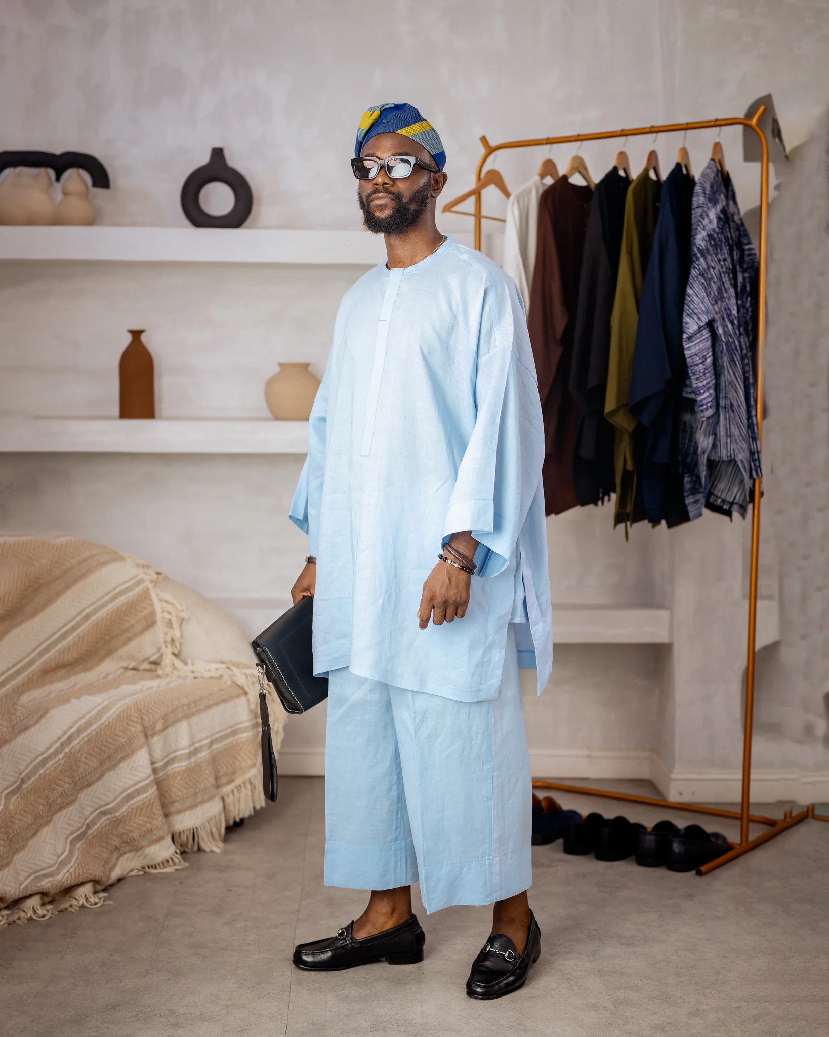 UNISEX OMO-AYO SET (SKYBLUE)