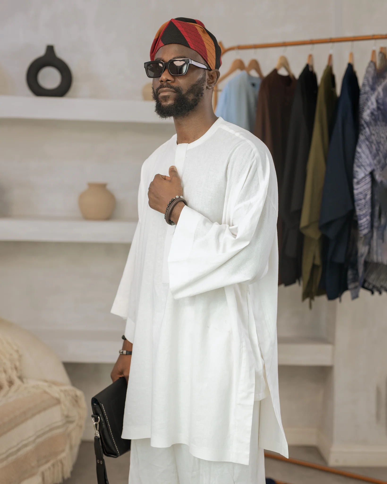 UNISEX OMO-AYO SET (WHITE) - Image 2