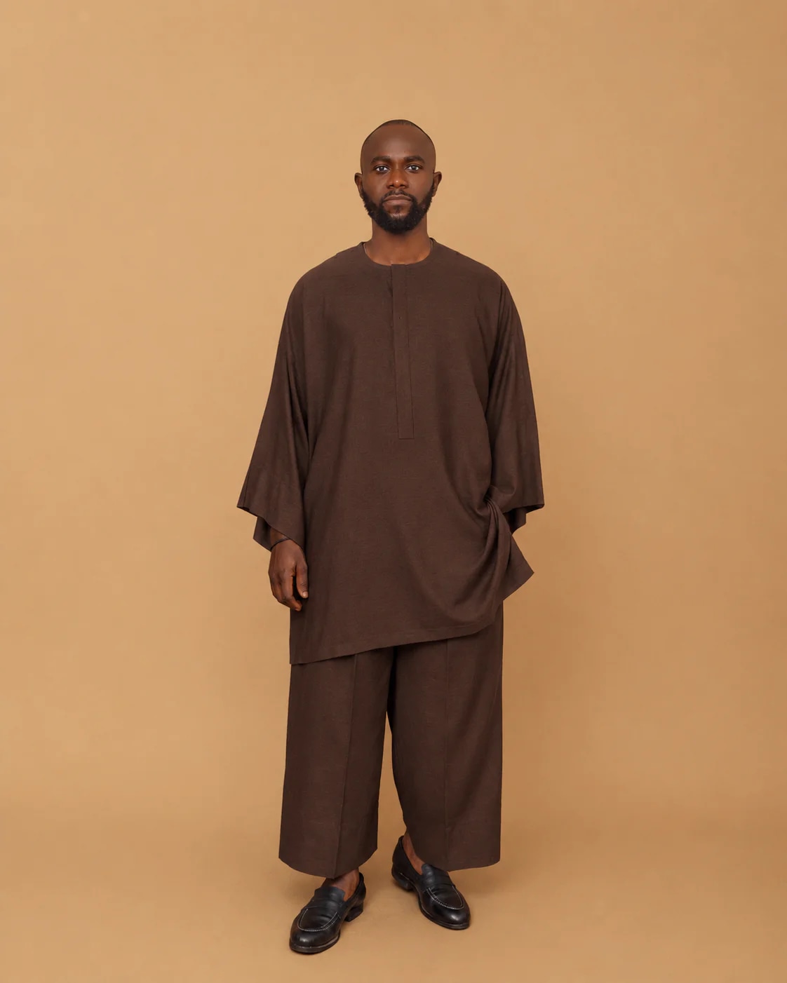 UNISEX OMO-AYO SET (CHOCOLATE BROWN)