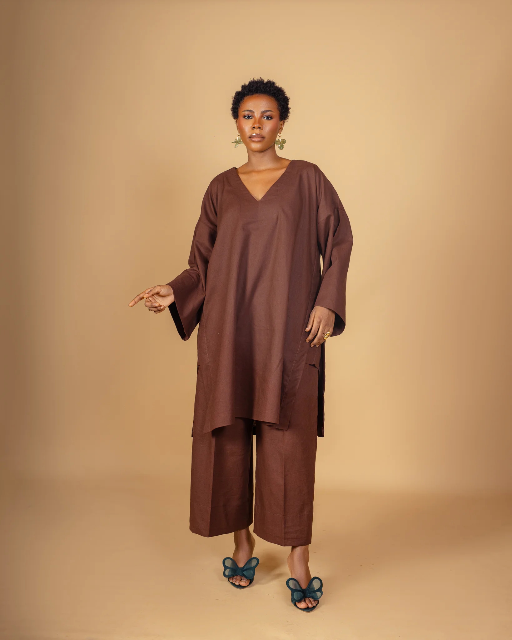 UNISEX OMO-AYO SET (BROWN) - Image 2
