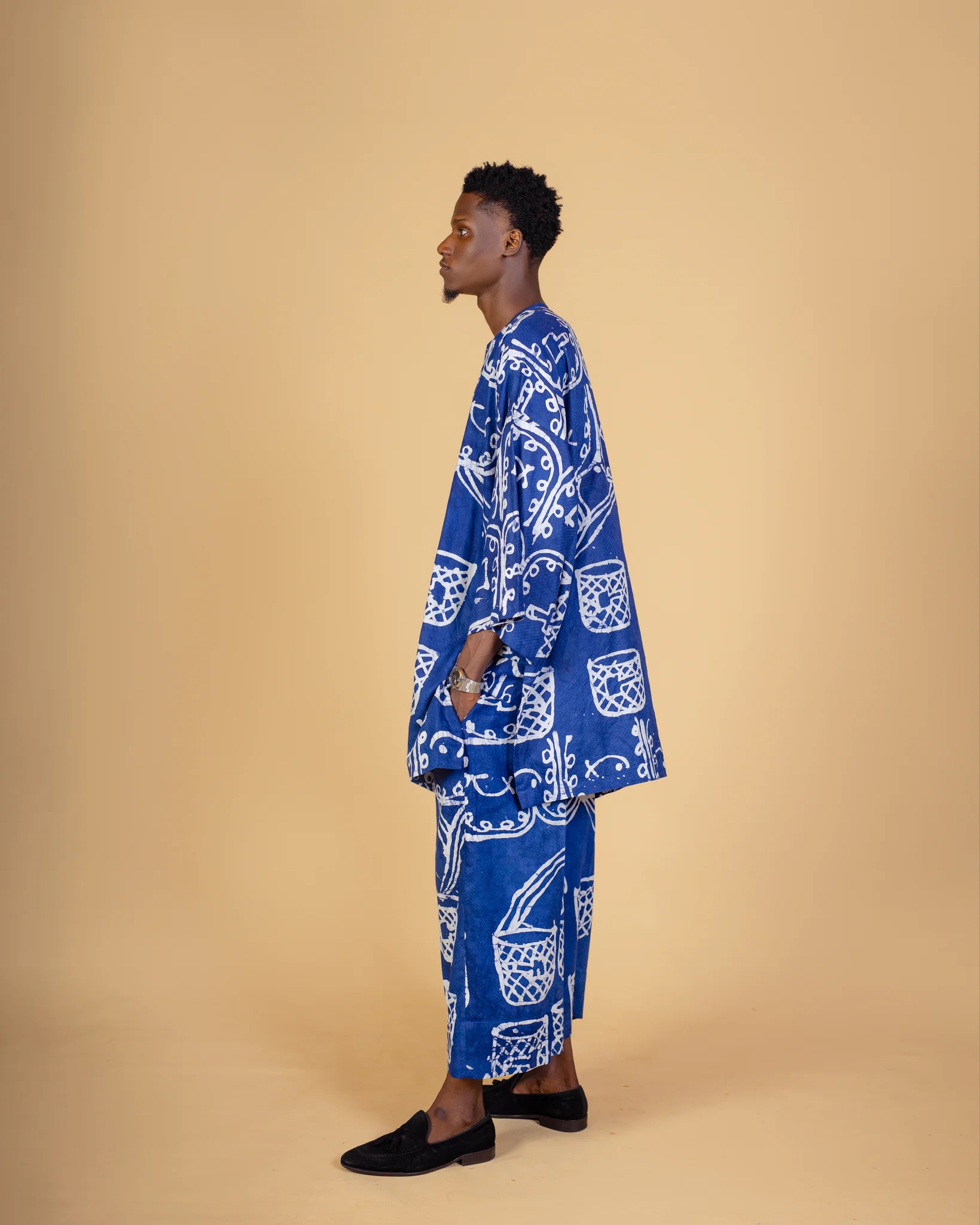 ADIRE BATIK OMO AYO (BLUE) - Image 2