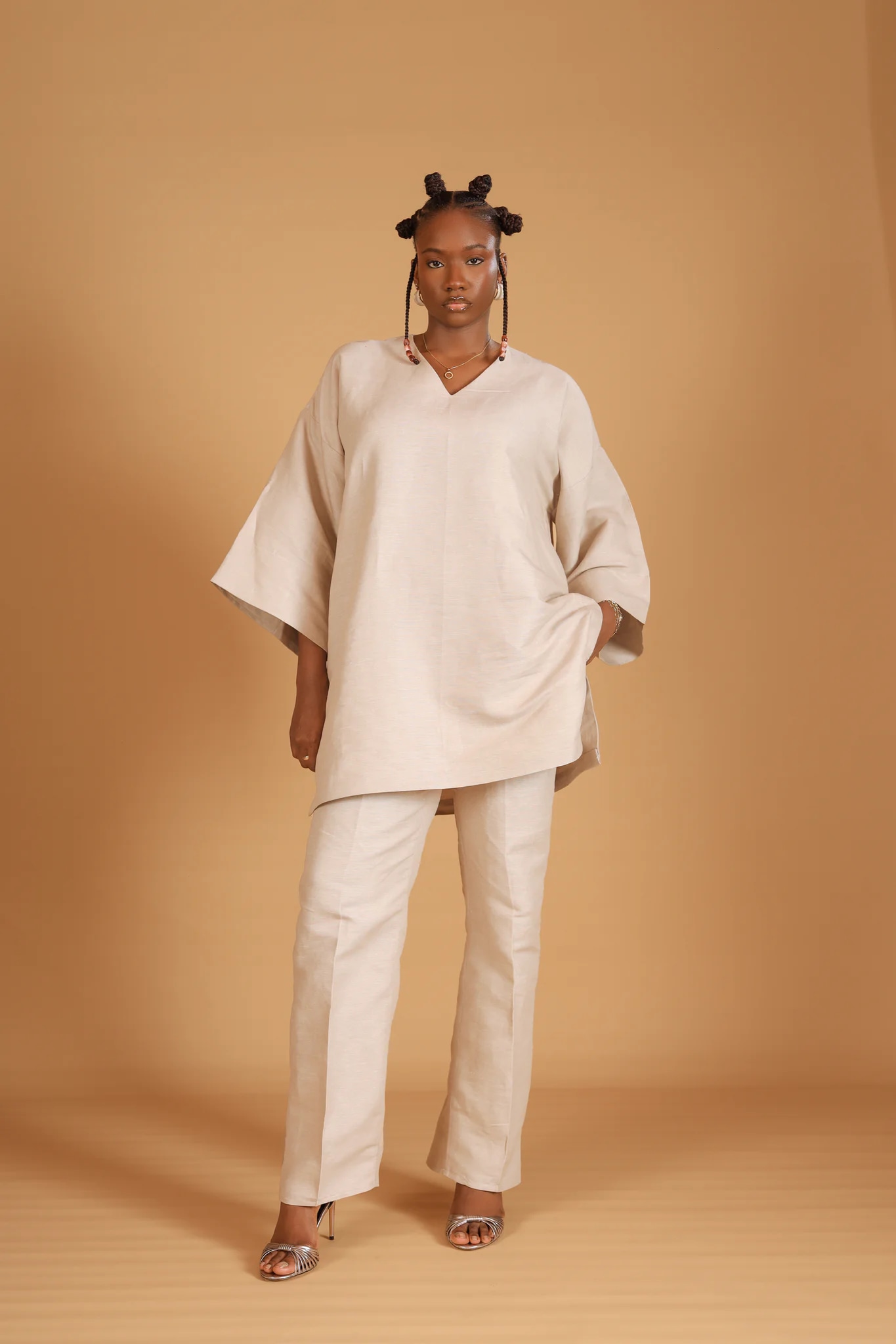 UNISEX OMO AYO SET ( NUDE)