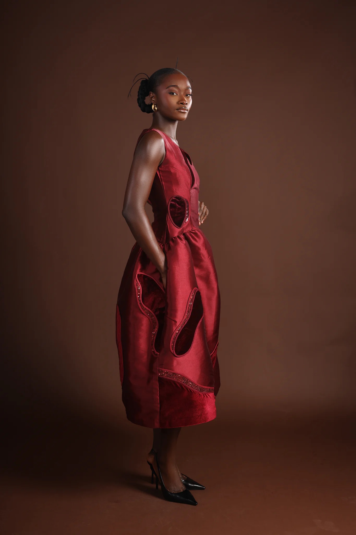 Wine Evening dress - Image 2