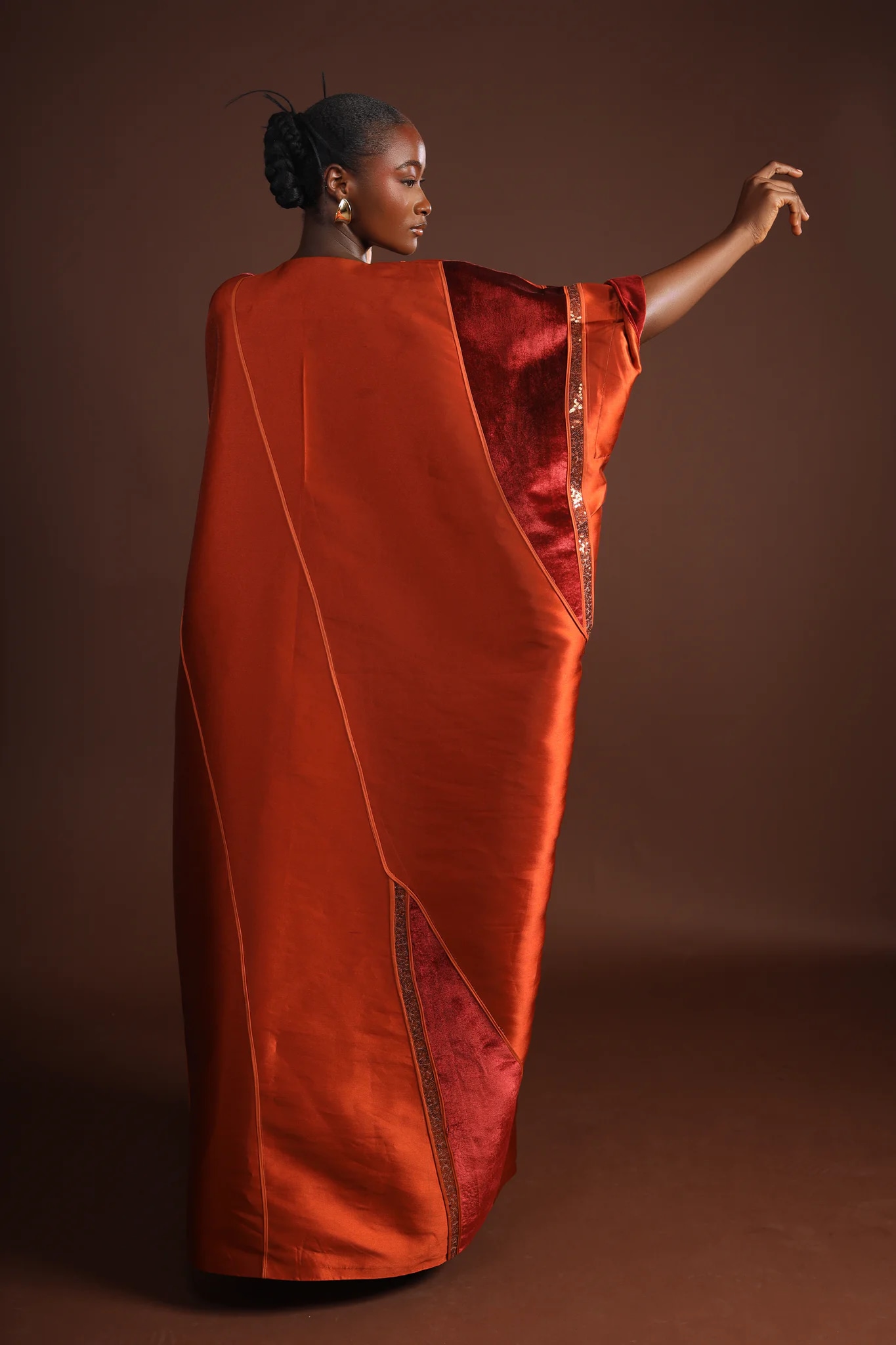 Burnt Orange boubou - Image 2