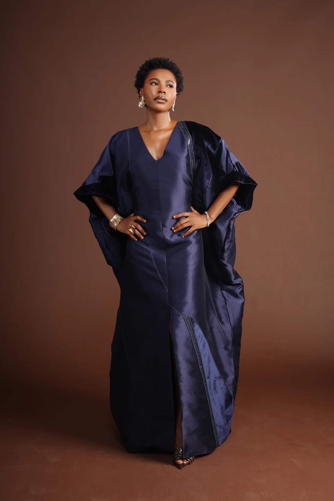Navy blue Boubou - Image 2