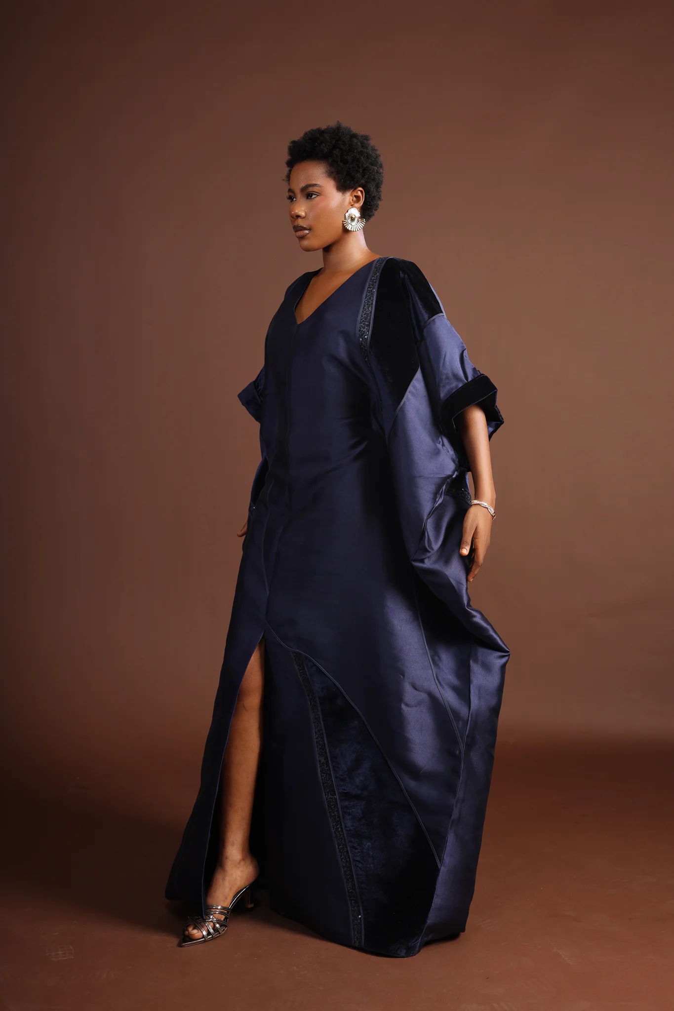 Navy blue Boubou - Image 3