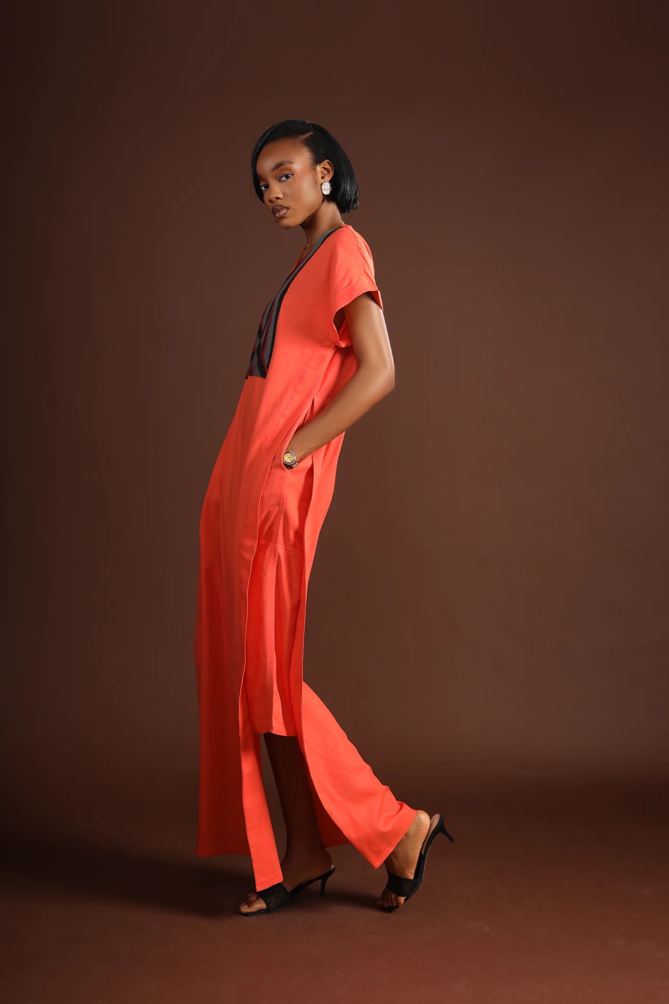 Orange Kimono Kaftan - Image 2
