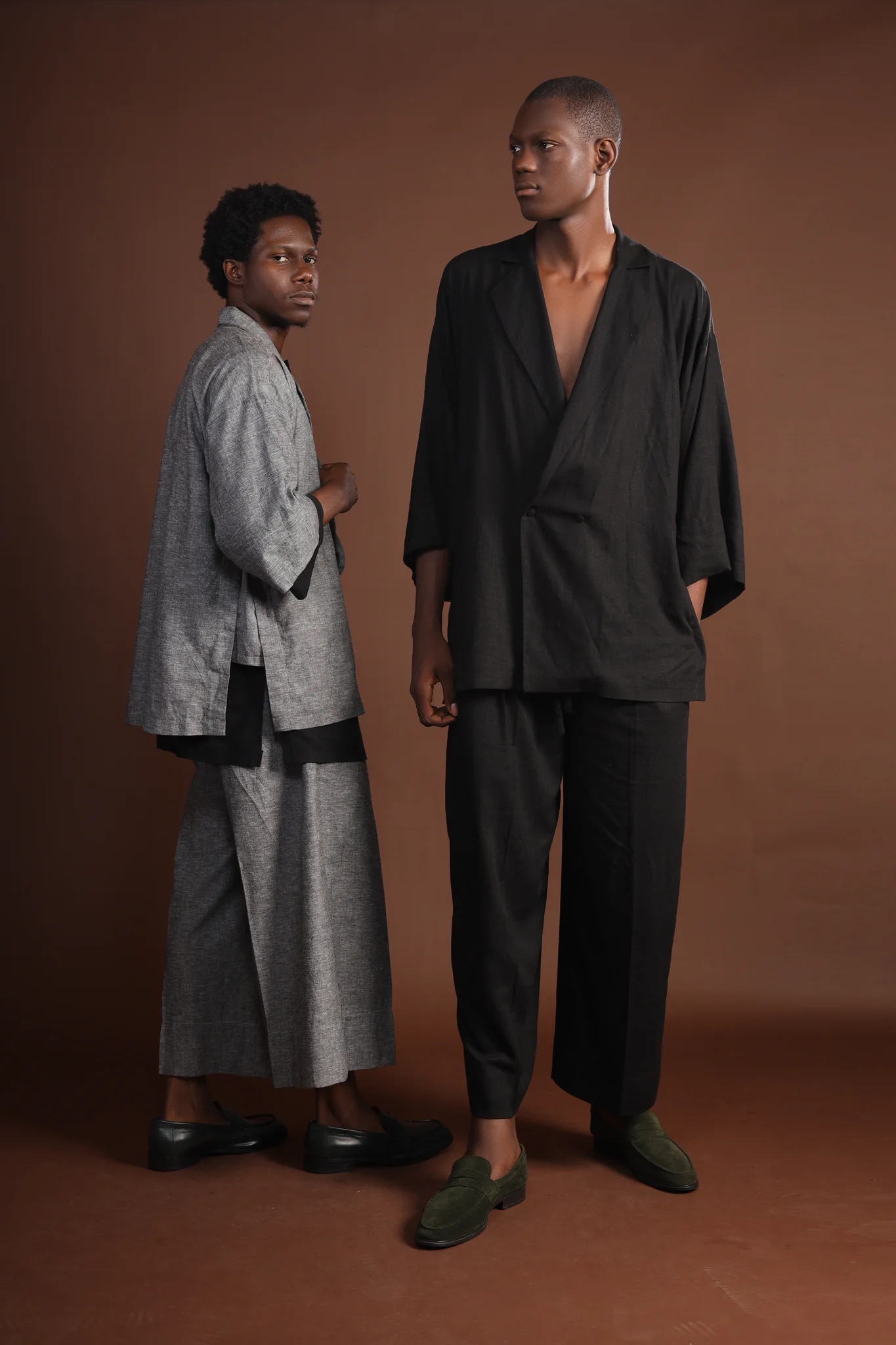 GREY KIMONO SUIT - Image 2