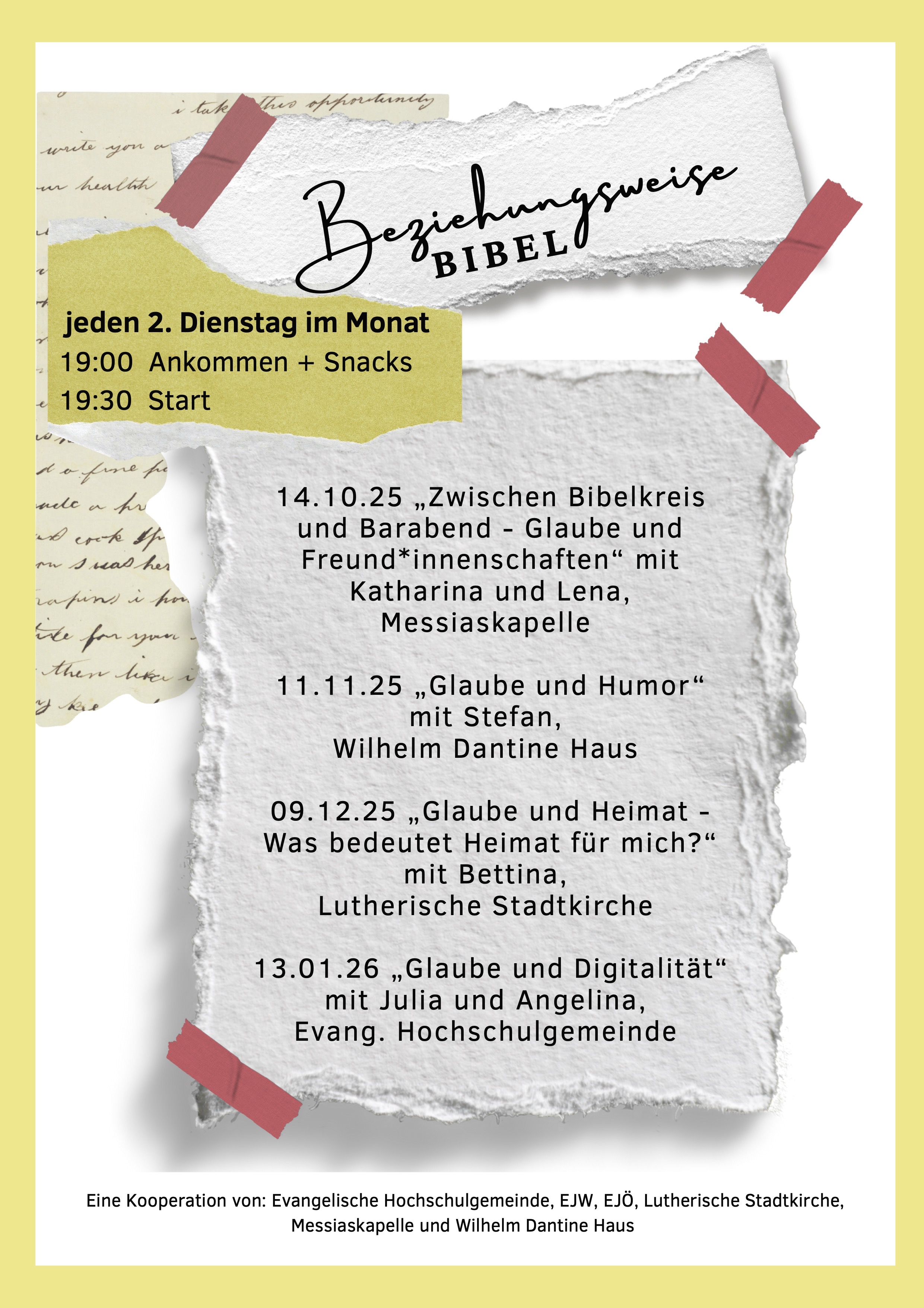 Beziehungsweise Bibel