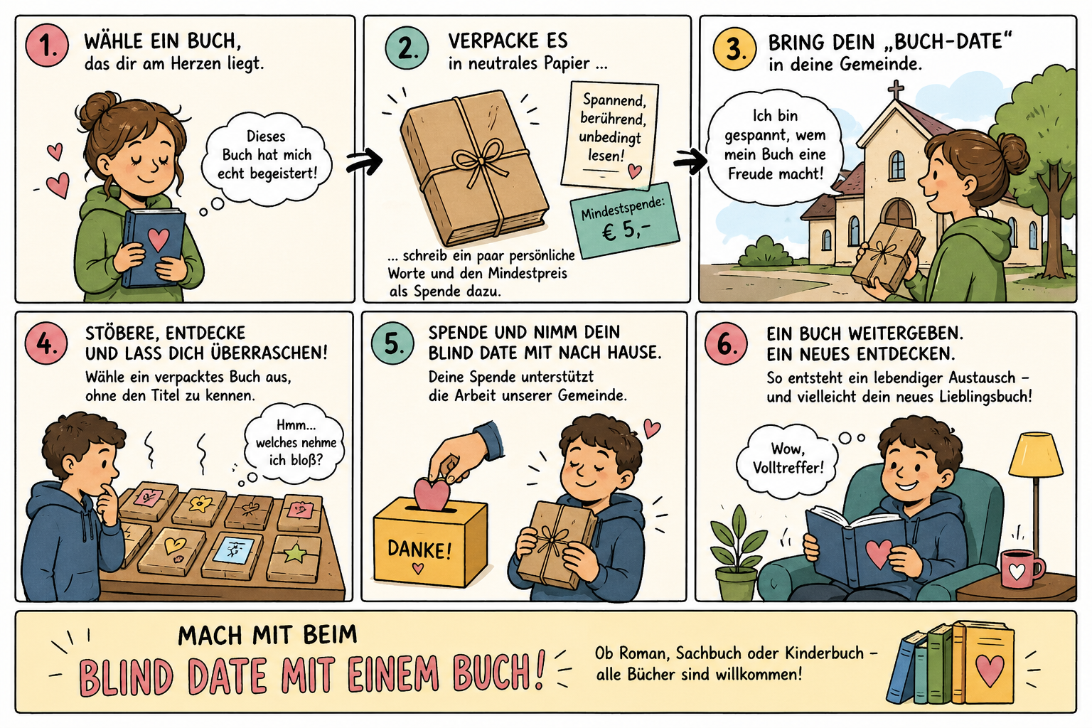 Aktion Bücher Blind Date