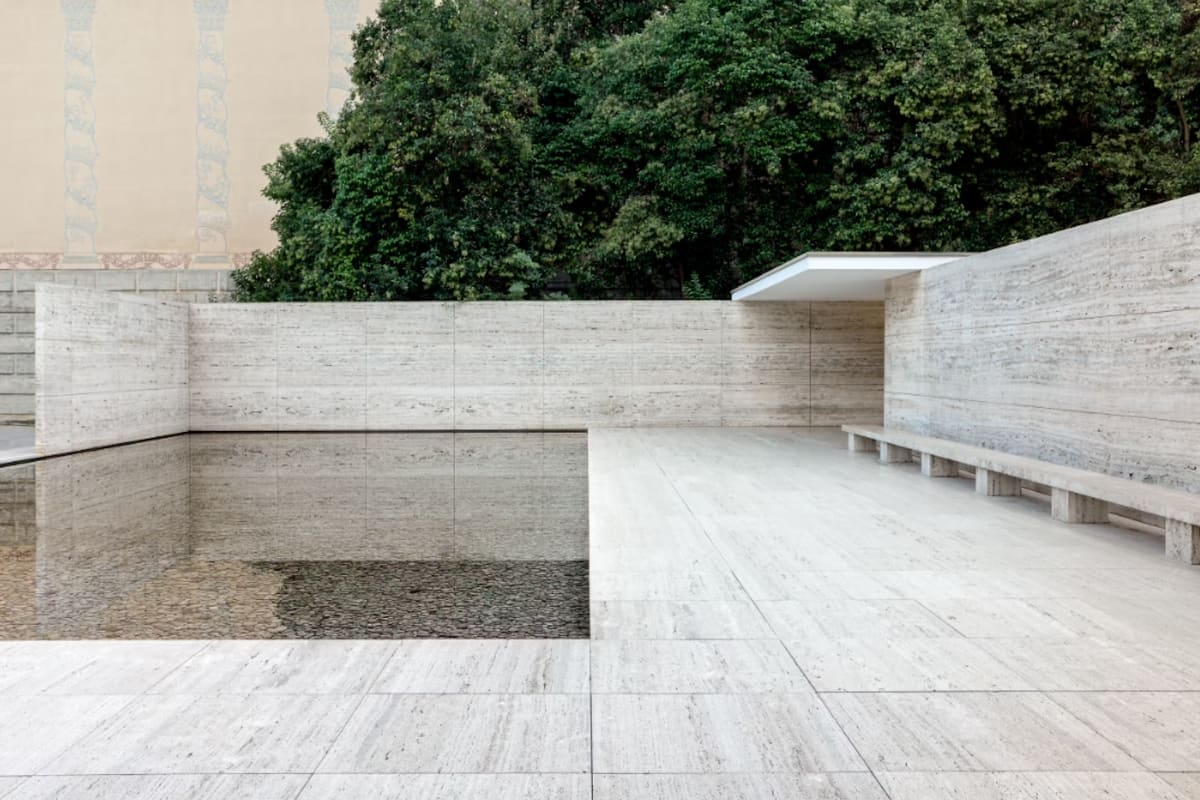 Pavillon de Mies van der Rohe