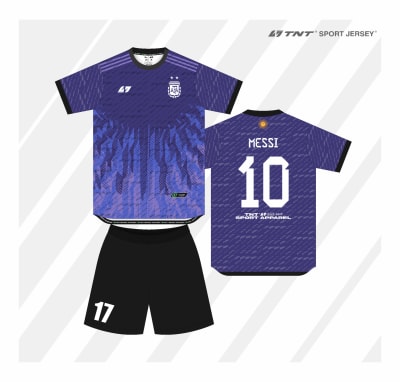 ARGENTINA AWAY — Jersey Custom Fantasy Club TNT SPORT APPAREL