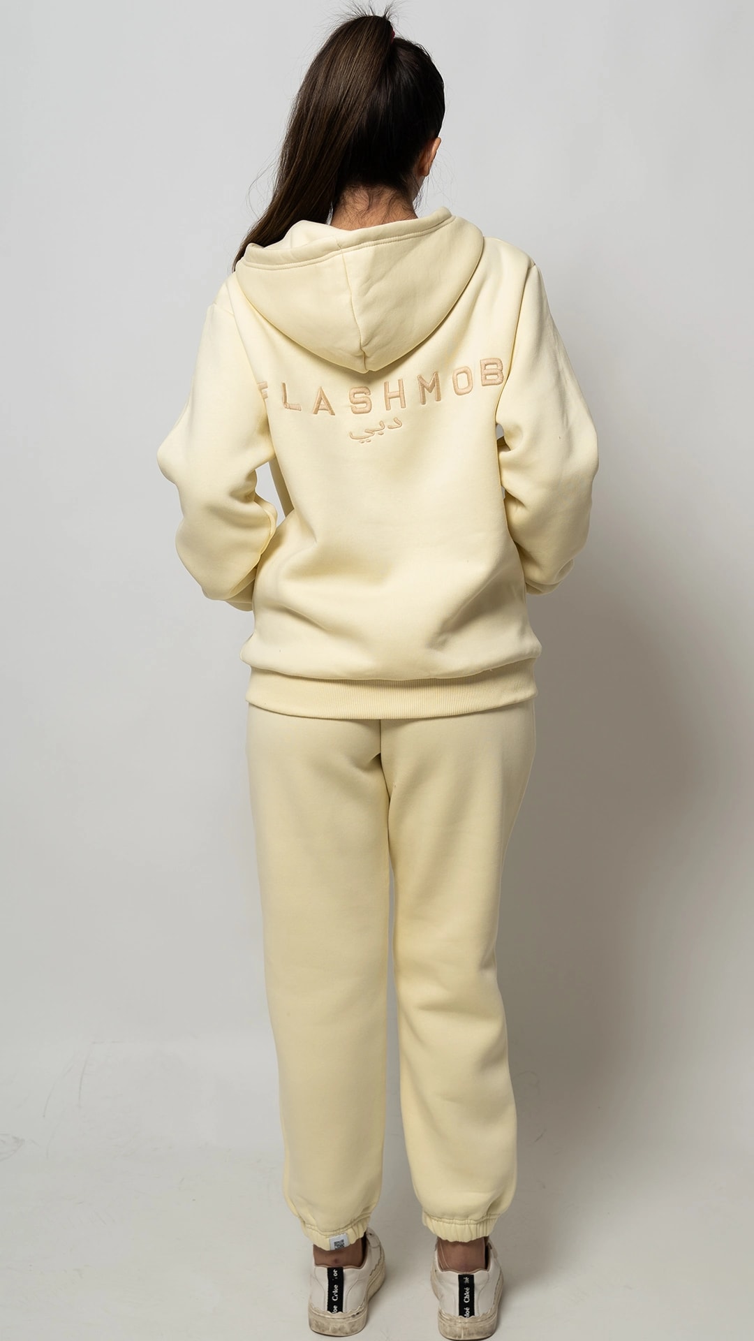 Dubai Relaxed Fit Cotton Fleece Track Pant - Nude - Flashmob Nation