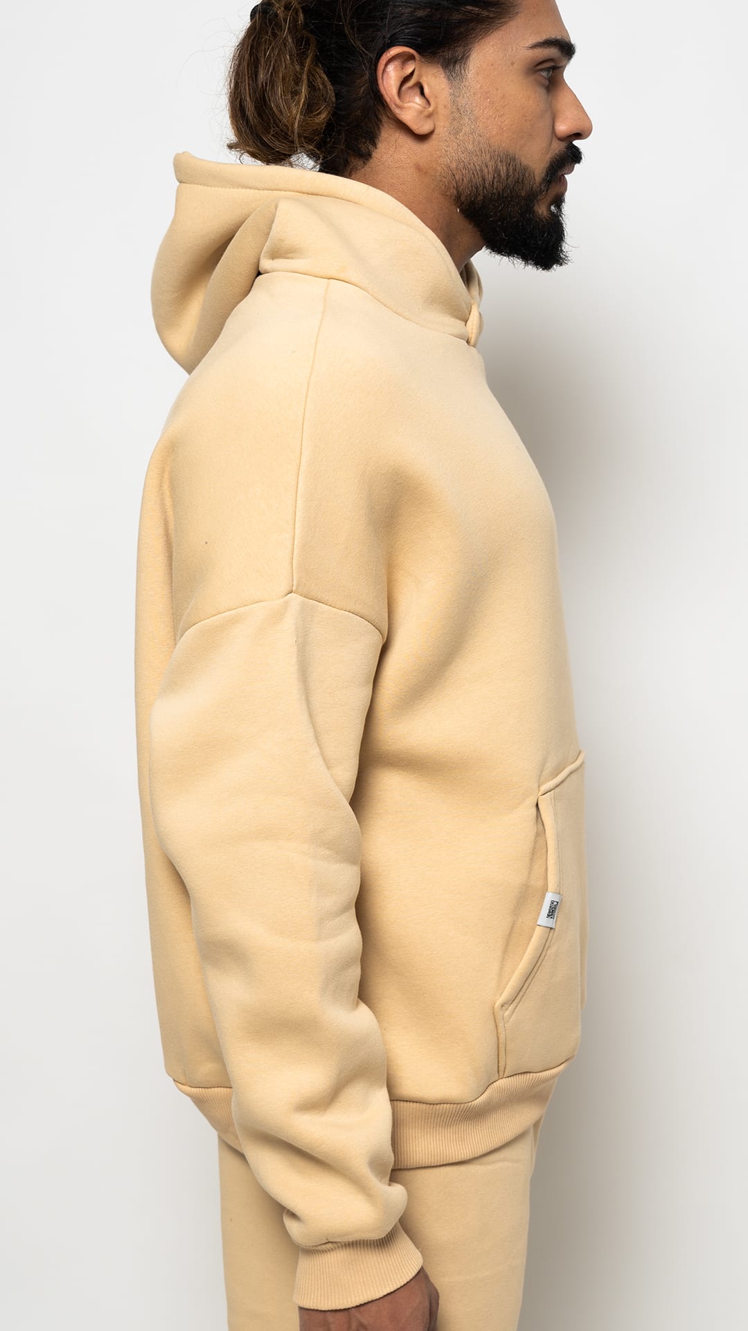 COTTON FLEECE OVERSIZED HOODIE